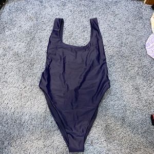 Women’s navy blue one piece